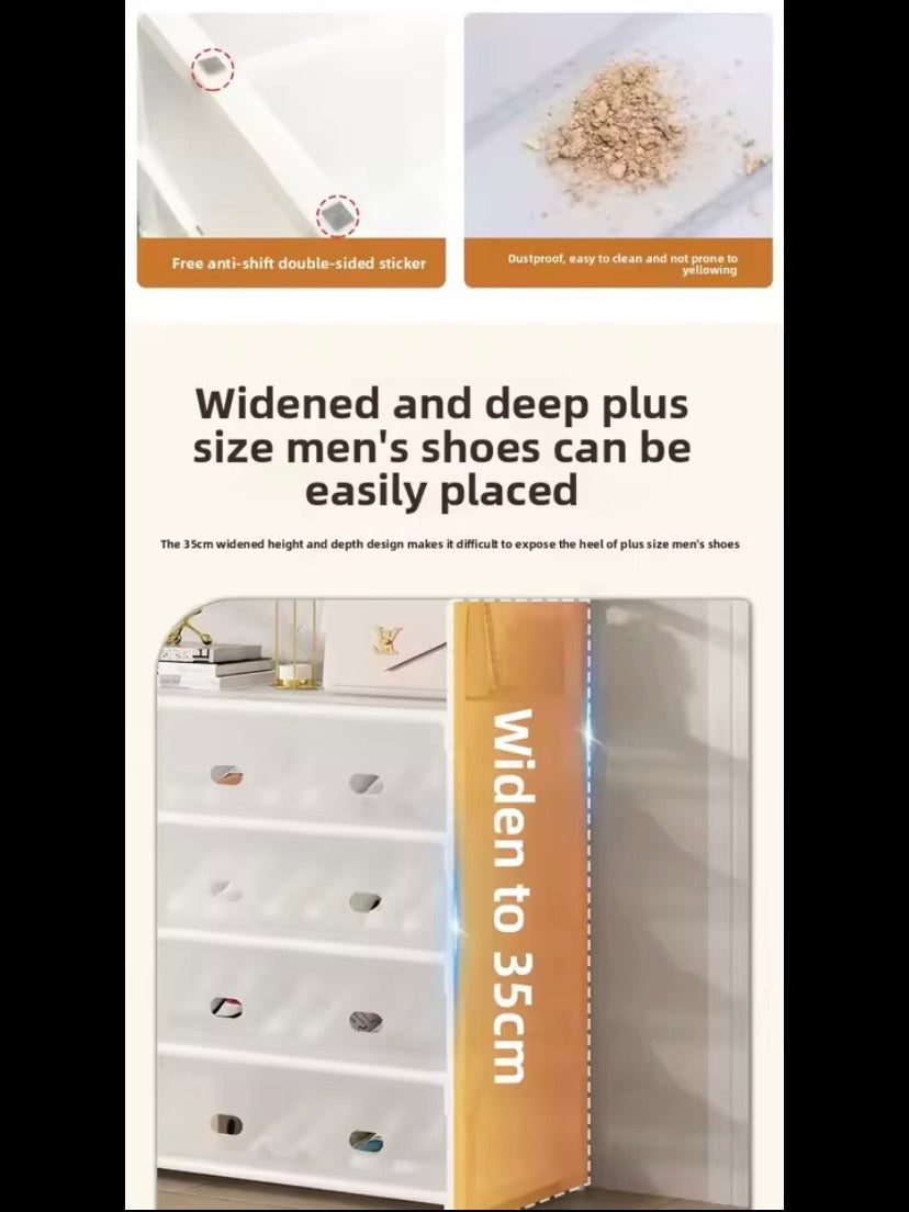 Multi-layer Door-mounted Shoe Hat Rack