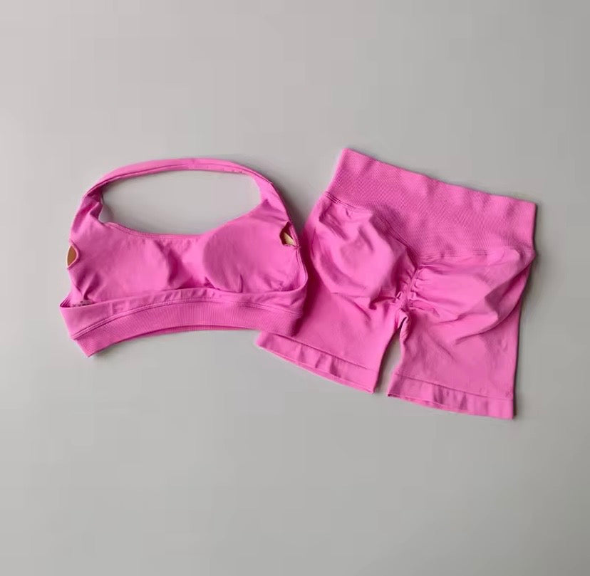 Sexy Vest Training Fitness Bra Sets
