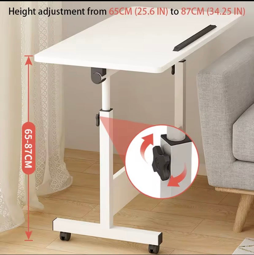 Small Standing Rable Adjustable Height Mobile Stand Up Desk