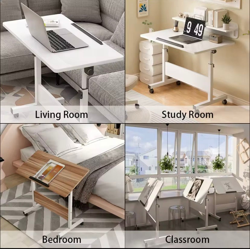 Small Standing Rable Adjustable Height Mobile Stand Up Desk